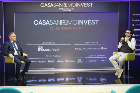 Eraldo Vaccargiu e Gabriele Del Mese dialogano al corso AI per l’impresa.