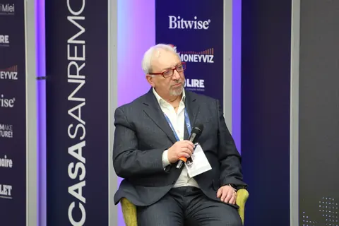 Mauro Finiguerra interviene a Casa Sanremo Invest 2026.