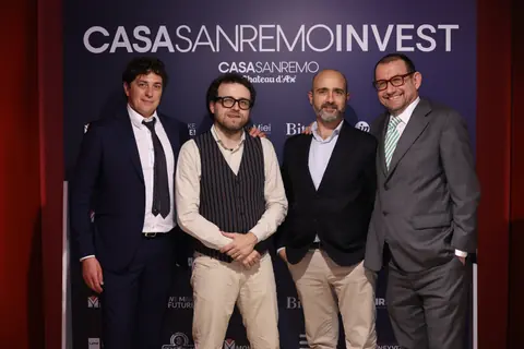 Gabriele Del Mese, Paolo Luigi Burlone, Vincenzo Pone e Stefano Capaccioli insieme.