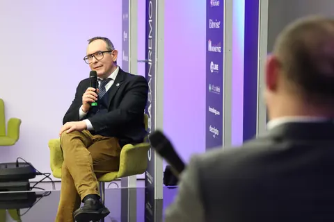 Il deputato Marcello Coppo interviene a Casa Sanremo Invest 2026.